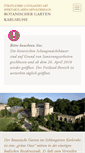 Mobile Screenshot of botanischer-garten-karlsruhe.de
